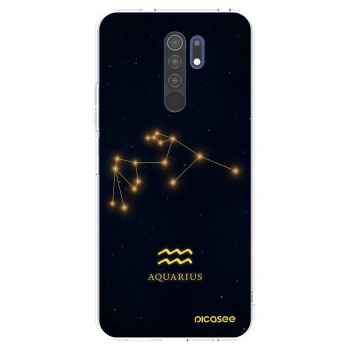 Picasee διαφανής θήκη σιλικόνης Xiaomi Redmi 9 - AQUARIUS