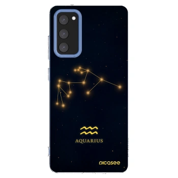 Picasee διαφανής θήκη σιλικόνης Samsung Galaxy S20 FE - AQUARIUS