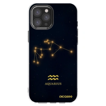 Picasee διαφανής θήκη σιλικόνης Apple iPhone 12 Pro Max - AQUARIUS