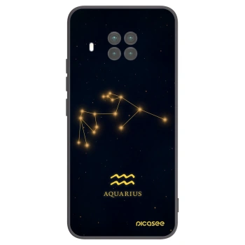 Picasee Μαύρη θήκη σιλικόνης για Xiaomi Mi 10T Lite - AQUARIUS
