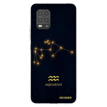 Picasee διαφανής θήκη σιλικόνης Xiaomi Mi 10 Lite - AQUARIUS