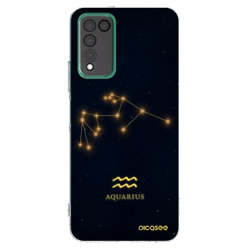 Picasee διαφανής θήκη σιλικόνης Honor 10X Lite - AQUARIUS