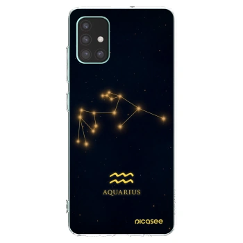 Picasee διαφανής θήκη σιλικόνης Samsung Galaxy M51 M515F - AQUARIUS