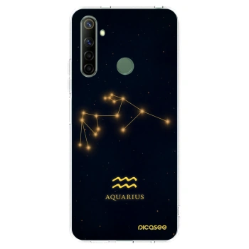 Picasee διαφανής θήκη σιλικόνης Realme 6i - AQUARIUS