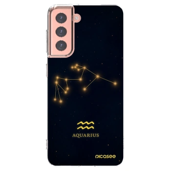 Picasee διαφανής θήκη σιλικόνης Samsung Galaxy S21 5G G991B - AQUARIUS