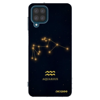 Picasee διαφανής θήκη σιλικόνης Samsung Galaxy A12 A125F - AQUARIUS