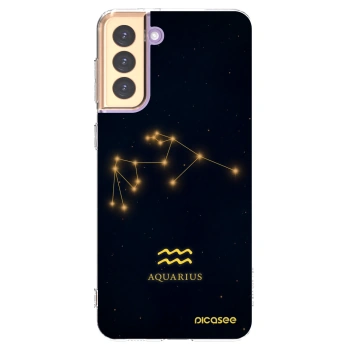 Picasee διαφανής θήκη σιλικόνης Samsung Galaxy S21+ 5G G996F - AQUARIUS