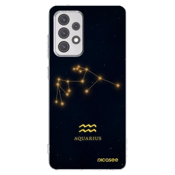 Picasee διαφανής θήκη σιλικόνης Samsung Galaxy A52 5G A525F - AQUARIUS