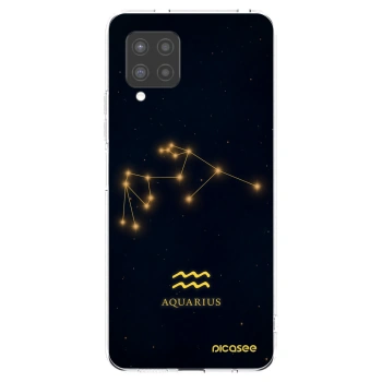 Picasee διαφανής θήκη σιλικόνης Samsung Galaxy A42 A426B - AQUARIUS