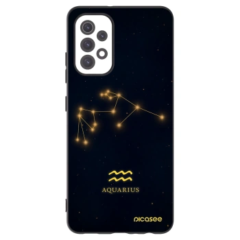 Picasee Μαύρη θήκη σιλικόνης για Samsung Galaxy A32 5G A326B - AQUARIUS
