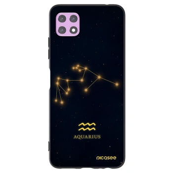 Picasee Μαύρη θήκη σιλικόνης για Samsung Galaxy A22 A226B 5G - AQUARIUS