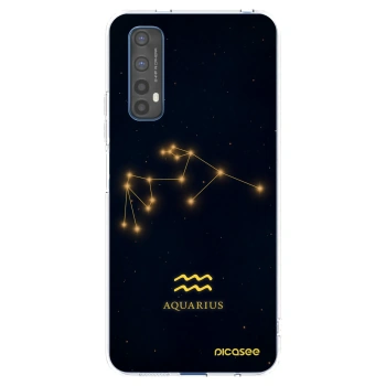 Picasee διαφανής θήκη σιλικόνης Realme 7 - AQUARIUS