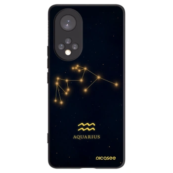 Picasee Μαύρη θήκη σιλικόνης για Huawei Nova 9 - AQUARIUS