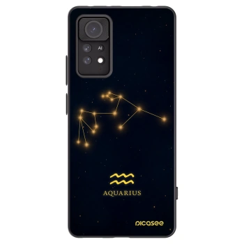 Picasee Μαύρη θήκη σιλικόνης για Xiaomi Redmi Note 11 Pro - AQUARIUS