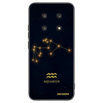 Picasee Μαύρη θήκη σιλικόνης για Honor Magic4 Lite 5G - AQUARIUS
