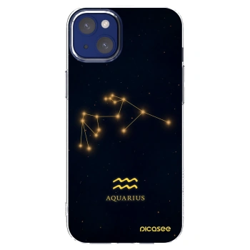 Picasee διαφανής θήκη σιλικόνης Apple iPhone 14 Plus - AQUARIUS