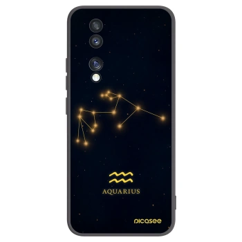 Picasee Μαύρη θήκη σιλικόνης για Honor 70 - AQUARIUS