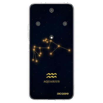 Picasee διαφανής θήκη σιλικόνης Honor Magic5 Lite 5G - AQUARIUS