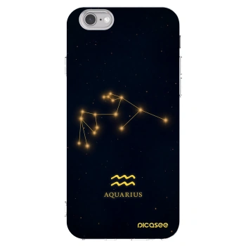 Picasee διαφανής θήκη σιλικόνης Apple iPhone 6/6S - AQUARIUS