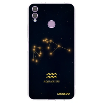Picasee διαφανής θήκη σιλικόνης Honor 8X - AQUARIUS