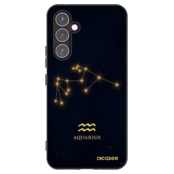 Picasee Μαύρη θήκη σιλικόνης για Samsung Galaxy A54 5G A546B - AQUARIUS