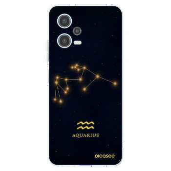 Picasee διαφανής θήκη σιλικόνης Xiaomi Redmi Note 12 5G - AQUARIUS