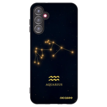Picasee Μαύρη θήκη σιλικόνης για Samsung Galaxy A14 5G A146P - AQUARIUS