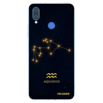 Picasee διαφανής θήκη σιλικόνης Huawei Nova 3 - AQUARIUS