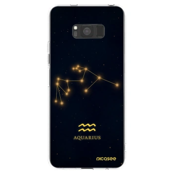 Picasee διαφανής θήκη σιλικόνης Samsung Galaxy S8 G950F - AQUARIUS