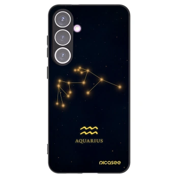 Picasee Μαύρη θήκη σιλικόνης για Samsung Galaxy S24+ S926B 5G - AQUARIUS