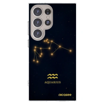 Picasee διαφανής θήκη σιλικόνης Samsung Galaxy S24 Ultra S928B 5G - AQUARIUS