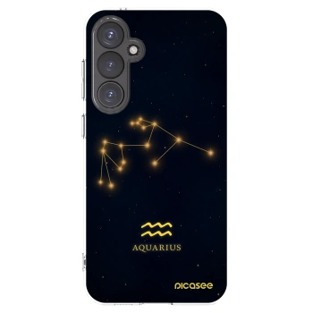 Picasee διαφανής θήκη σιλικόνης Samsung Galaxy S23 FE S711B - AQUARIUS