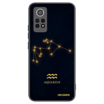 Picasee Μαύρη θήκη σιλικόνης για Xiaomi Redmi Note 12 Pro 4G - AQUARIUS