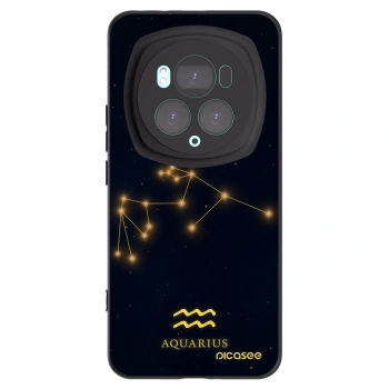 Picasee Μαύρη θήκη σιλικόνης για Honor Magic6 Pro - AQUARIUS