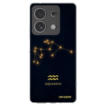 Picasee διαφανής θήκη σιλικόνης Xiaomi Redmi Note 13 4G - AQUARIUS