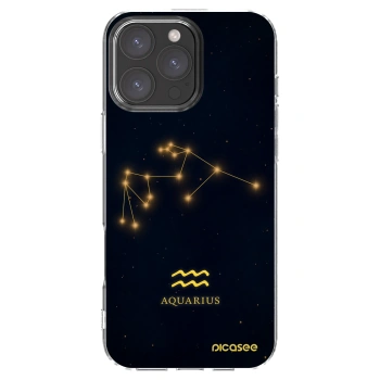 Picasee διαφανής θήκη σιλικόνης Apple iPhone 16 Pro Max - AQUARIUS