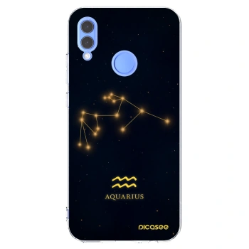 Picasee διαφανής θήκη σιλικόνης Huawei P Smart 2019 - AQUARIUS