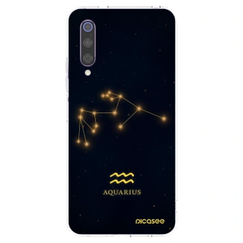 Picasee διαφανής θήκη σιλικόνης Xiaomi Mi 9 - AQUARIUS