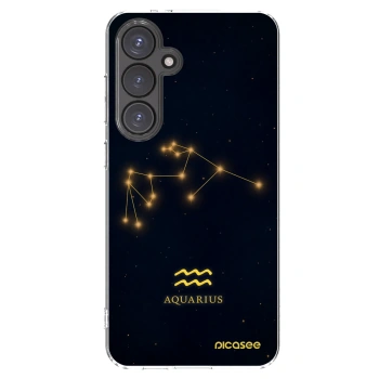 Picasee διαφανής θήκη σιλικόνης Samsung Galaxy S24 FE S721B - AQUARIUS