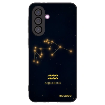 Picasee Μαύρη θήκη σιλικόνης για Samsung Galaxy A36 5G - AQUARIUS