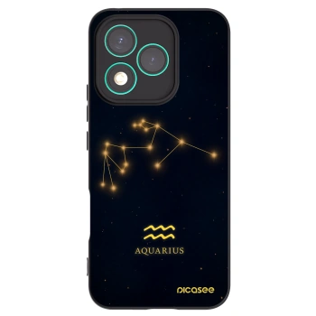 Picasee Μαύρη θήκη σιλικόνης για Honor 400 Lite 5G - AQUARIUS