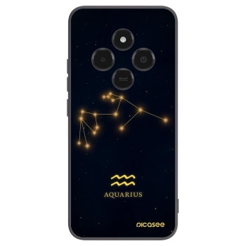 Picasee Μαύρη θήκη σιλικόνης για Xiaomi Poco C75 - AQUARIUS