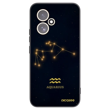 Picasee Μαύρη θήκη σιλικόνης για Honor 400 5G - AQUARIUS