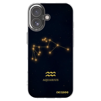 Picasee διαφανής θήκη σιλικόνης Apple iPhone 17 - AQUARIUS