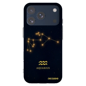 Picasee διαφανής θήκη σιλικόνης Apple iPhone 17 Pro - AQUARIUS