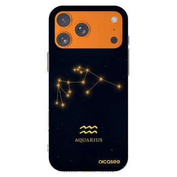 Picasee διαφανής θήκη σιλικόνης Apple iPhone 17 Pro Max - AQUARIUS