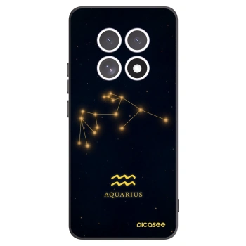 Picasee Μαύρη θήκη σιλικόνης για Xiaomi Redmi Note 15 - AQUARIUS