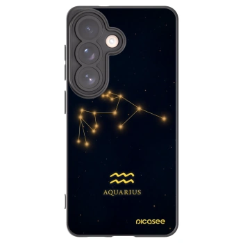 Picasee Μαύρη θήκη σιλικόνης για Samsung Galaxy S26 - AQUARIUS