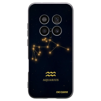 Picasee Μαύρη θήκη σιλικόνης για Honor Magic8 Pro 5G - AQUARIUS