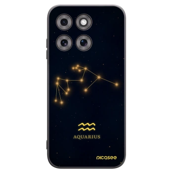 Picasee Μαύρη θήκη σιλικόνης για Motorola Moto G77 - AQUARIUS